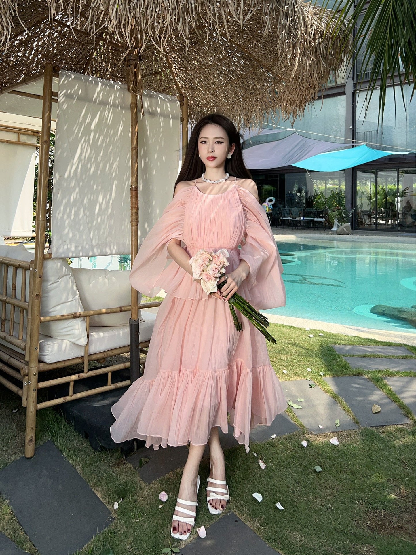 ĐÓA HOA BIỂN XANH| CELESTIA DRESS