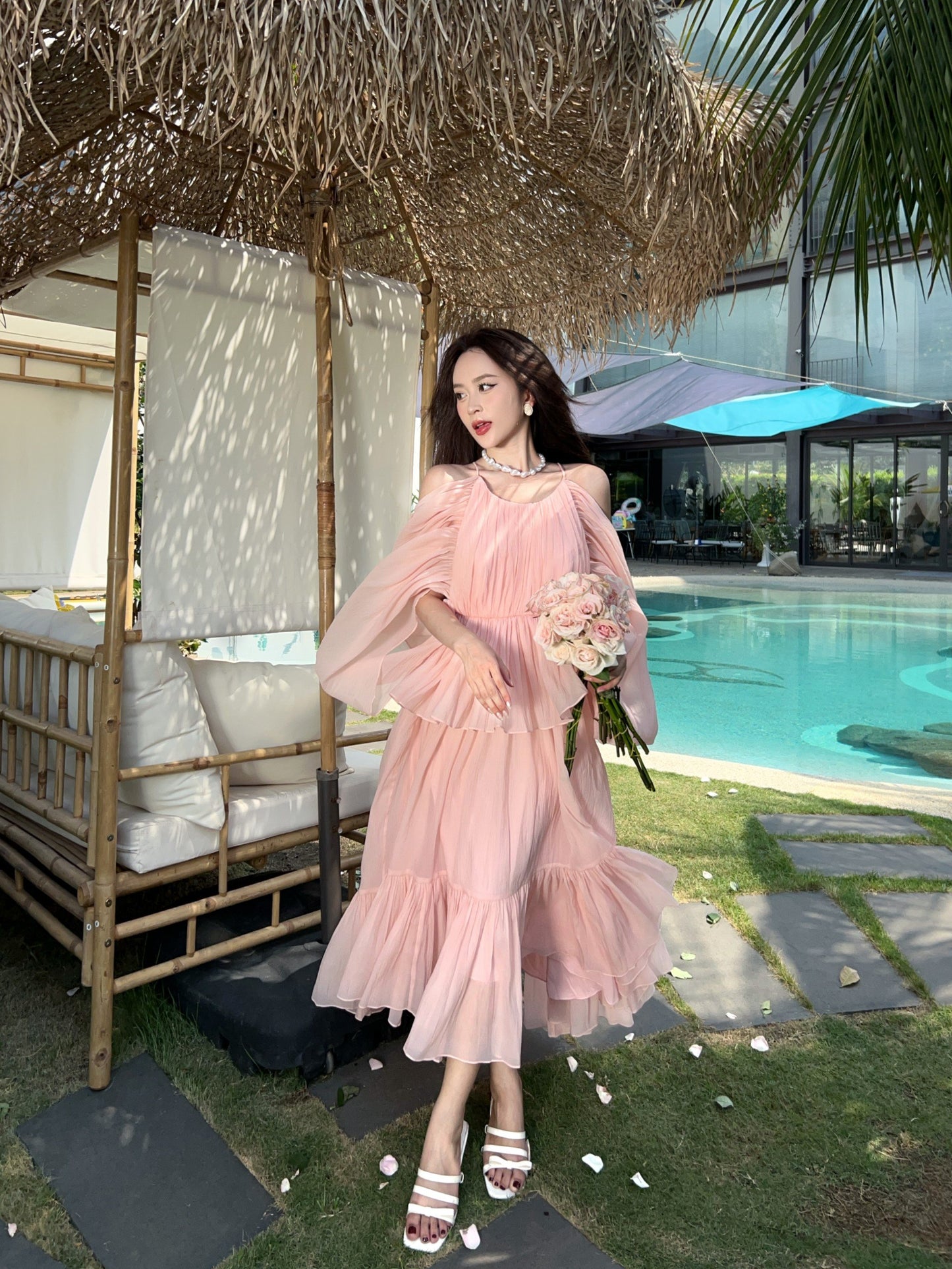 ĐÓA HOA BIỂN XANH| CELESTIA DRESS