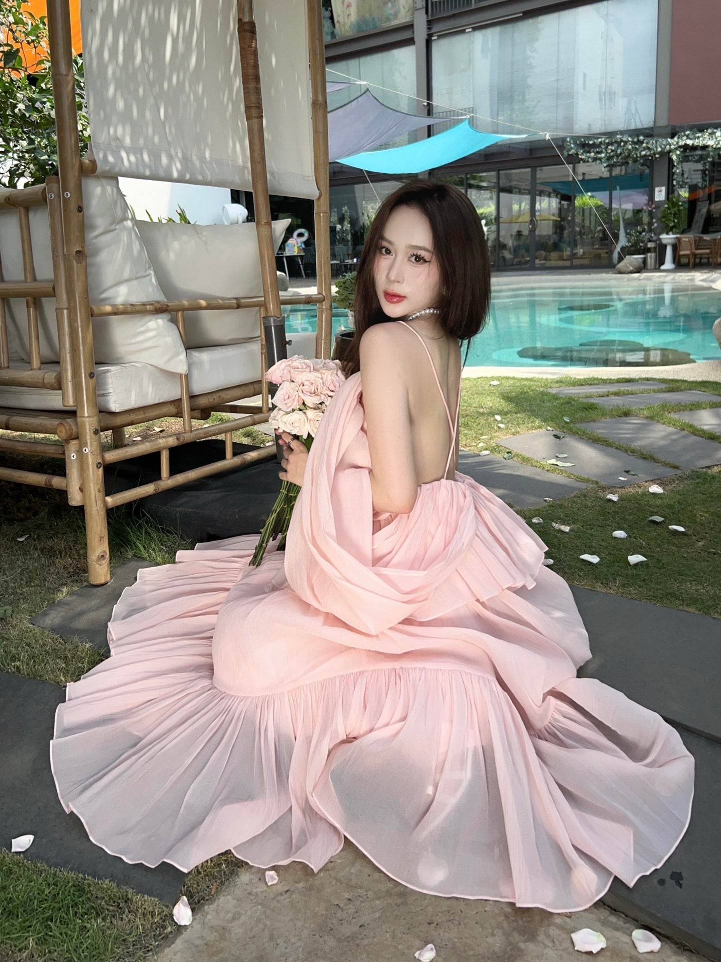 ĐÓA HOA BIỂN XANH| CELESTIA DRESS