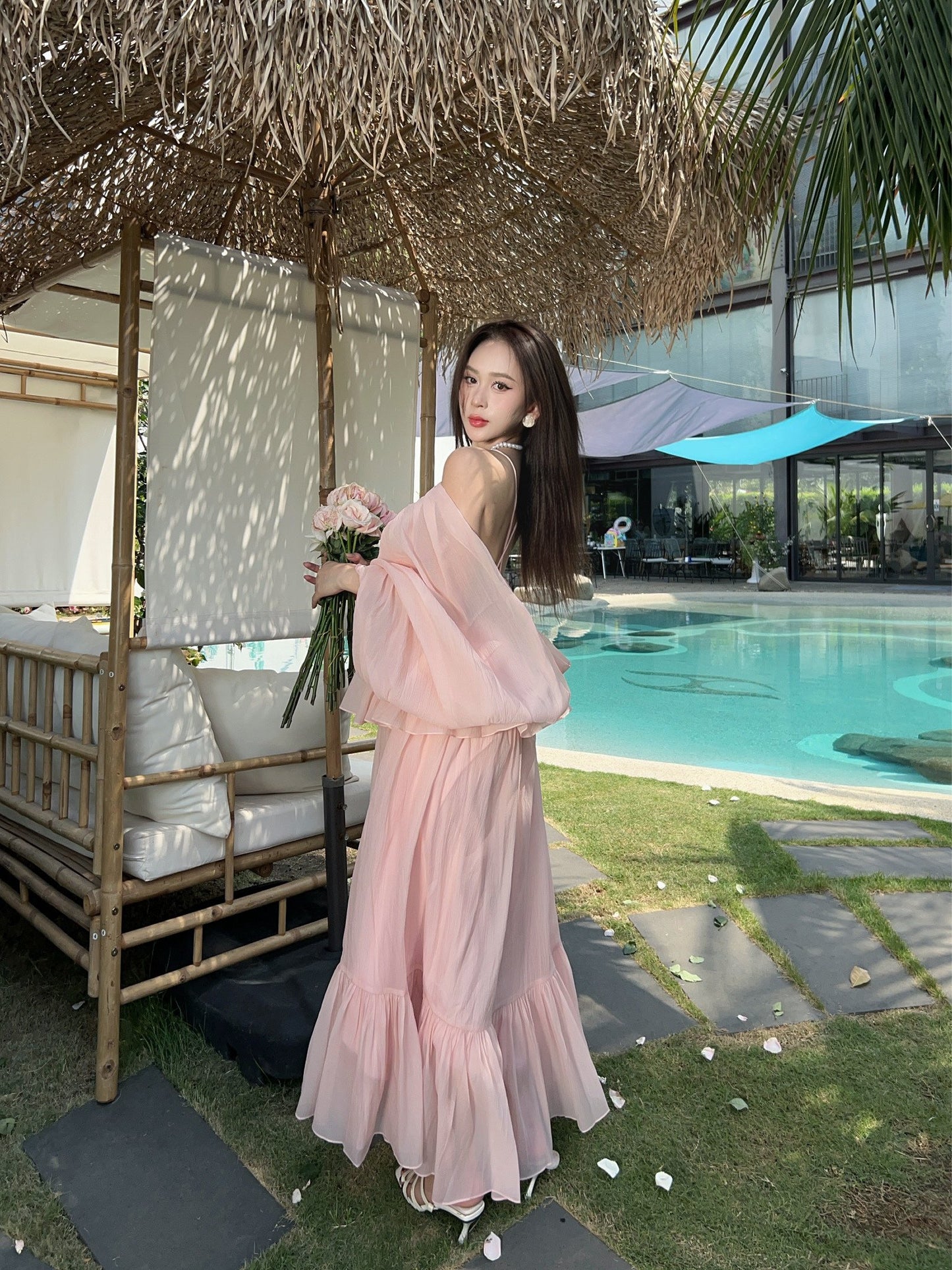 ĐÓA HOA BIỂN XANH| CELESTIA DRESS